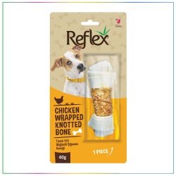 Reflex Tavuk Düğümlü Köpek Ödül Kemiği 40 Gr